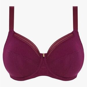 Fantasie Fusion Underwired Full Cup Side Support Bra - Black Cherry 32DDD/32E